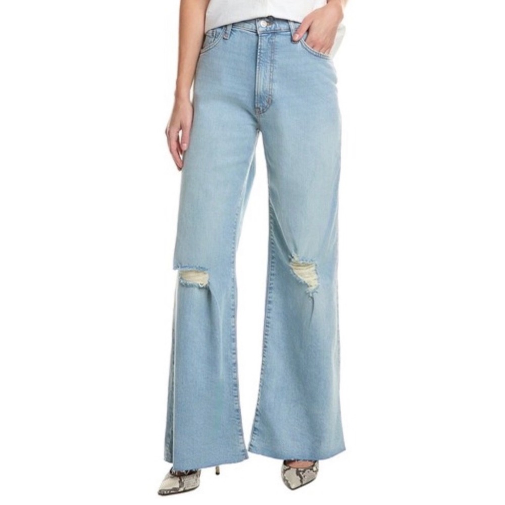 Hudson Jolene Wide Leg Distressed Kate Jeans